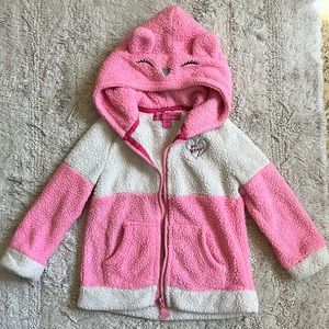 Betsey Johnson Zip Up Fleece Hoodie